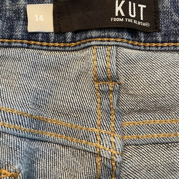 KUT from the Kloth Amy Crop Straight Leg Jeans - Picture 6 of 8